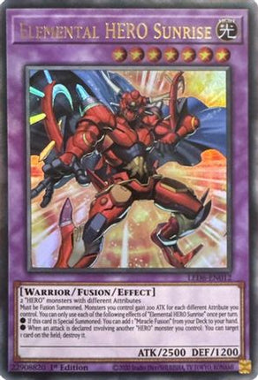 Elemental HERO Sunrise (2020 Date Reprint) (Ultra Rare) [LED6-EN012] 1st Edition