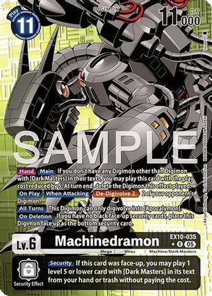 Machinedramon (Alternate Art) [EX10-035] [Sinister Order] Foil