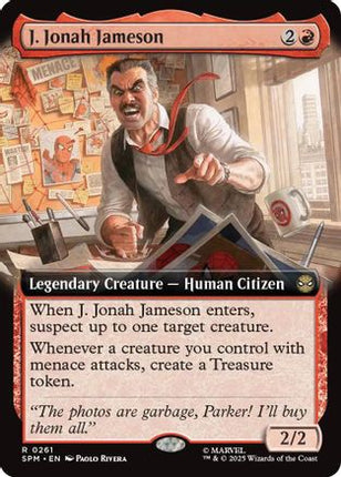 J. Jonah Jameson (Extended Art) [Marvel's Spider-Man] Foil