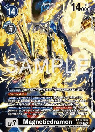 Magneticdramon (Alternate Art) [EX10-036] [Sinister Order] Foil
