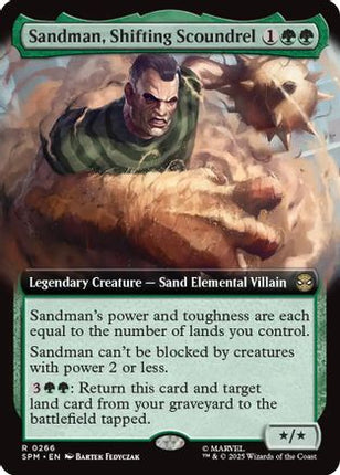 Sandman, Shifting Scoundrel (Extended Art) [Marvel's Spider-Man] Foil