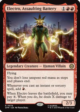 Electro, Assaulting Battery [Marvel's Spider-Man] Foil