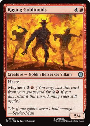 Raging Goblinoids [Marvel's Spider-Man] Foil