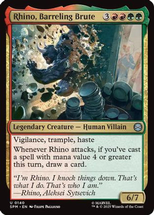 Rhino, Barreling Brute [Marvel's Spider-Man] Foil