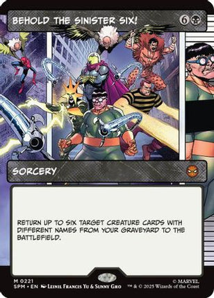 Behold the Sinister Six! (Showcase) [Marvel's Spider-Man]
