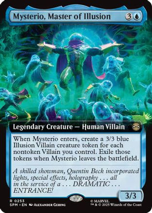 Mysterio, Master of Illusion (Extended Card) [Marvel's Spider-Man] Foil