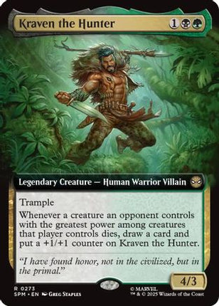 Kraven the Hunter (Extended Art) [Marvel's Spider-Man] Foil