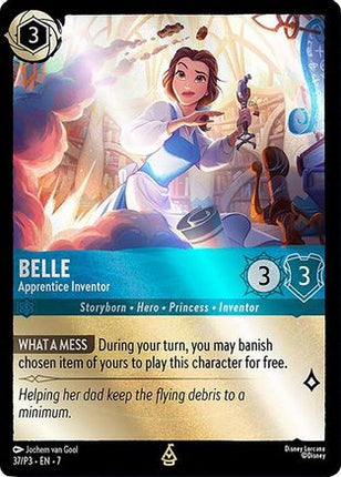 Belle - Apprentice Inventor (37) - Disney Lorcana Promo Cards Cold Foil