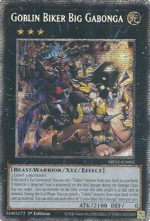 Goblin Biker Big Gabonga [MP25-EN002] Starlight Rare 1st Edition