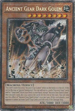 Ancient Gear Dark Golem [MP25-EN003] Starlight Rare 1st Edition