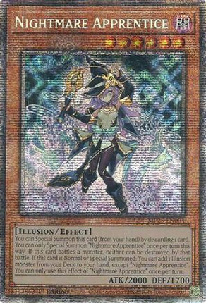 Nightmare Apprentice [MP25-EN004] Starlight Rare 1st Edition