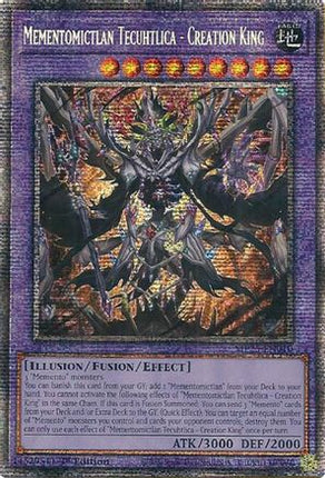 Mementomictlan Tecuhtlica - Creation King [MP25-EN010] Starlight Rare 1st Edition