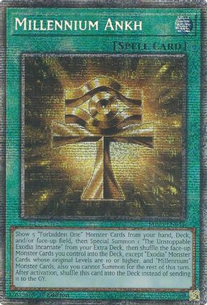 Millennium Ankh [MP25-EN011] Starlight Rare 1st Edition