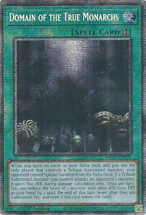 Domain of the True Monarchs [MP25-EN026] Starlight Rare 1st Edition