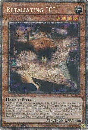 Retaliating "C" [MP25-EN027] Starlight Rare 1st Edition