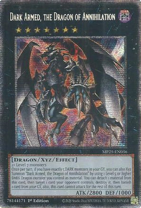 Dark Armed, the Dragon of Annihilation [MP25-EN036] Starlight Rare 1st Edition