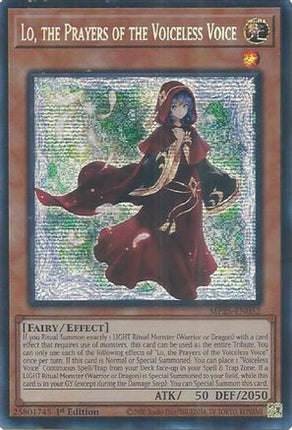Lo, the Prayers of the Voiceless Voice [MP25-EN052] Prismatic Secret Rare 1st Edition