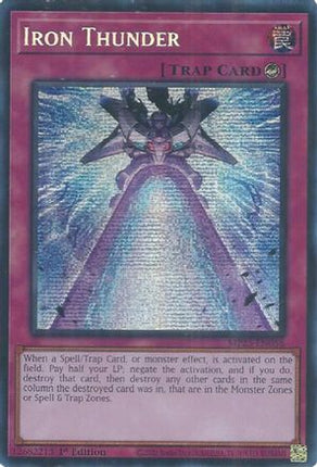 Iron Thunder [MP25-EN058] Prismatic Secret Rare 1st Edition