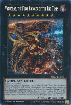 Varudras, the Final Bringer of the End Times [MP25-EN070] Prismatic Secret Rare 1st Edition