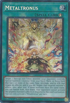 Metaltronus [MP25-EN075] Prismatic Secret Rare 1st Edition