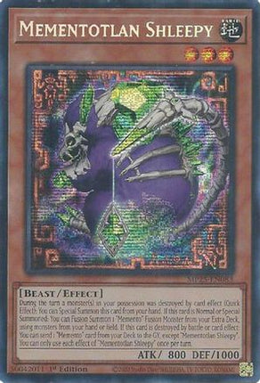 Mementotlan Shleepy [MP25-EN083] Prismatic Secret Rare 1st Edition