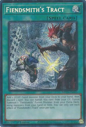 Fiendsmith's Tract (Prismatic Secret Rare) [MP25-EN093] 1st Edition