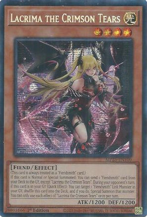 Lacrima the Crimson Tears [MP25-EN100] Prismatic Secret Rare 1st Edition