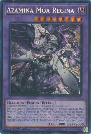 Azamina Moa Regina [MP25-EN105] Prismatic Secret Rare 1st Edition