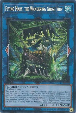 Flying Mary, the Wandering Ghost Ship [MP25-EN110] Prismatic Secret Rare 1st Edition