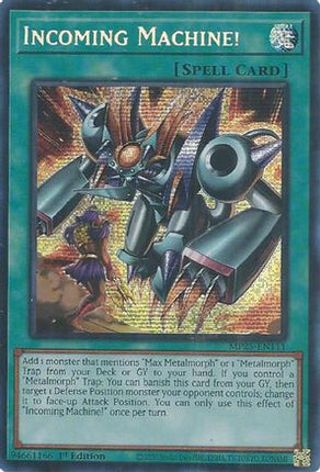 Incoming Machine! [MP25-EN111] Prismatic Secret Rare 1st Edition