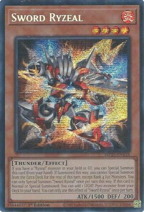 Sword Ryzeal [MP25-EN118] Prismatic Secret Rare 1st Edition