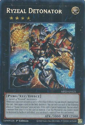 Ryzeal Detonator [MP25-EN121] Prismatic Secret Rare 1st Edition