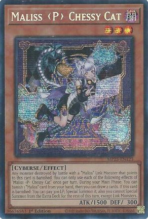 Maliss P Chessy Cat [MP25-EN123] Prismatic Secret Rare 1st Edition