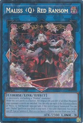Maliss Q Red Ransom [MP25-EN125] Prismatic Secret Rare 1st Edition