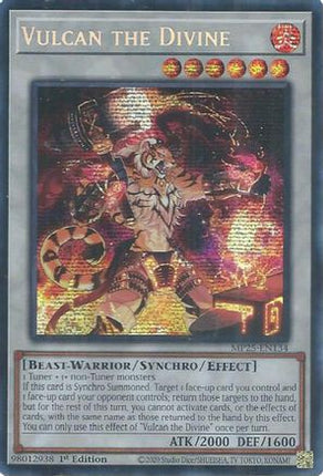 Vulcan the Divine [MP25-EN134] Prismatic Secret Rare 1st Edition