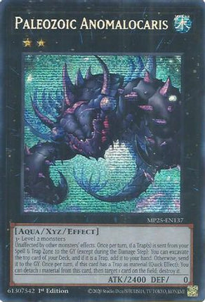 Paleozoic Anomalocaris [MP25-EN137] Prismatic Secret Rare 1st Edition