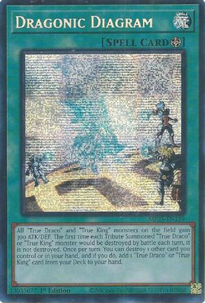 Dragonic Diagram [MP25-EN139] Prismatic Secret Rare 1st Edition