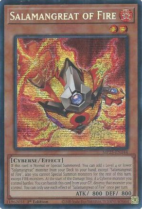 Salamangreat of Fire [MP25-EN144] Prismatic Secret Rare 1st Edition