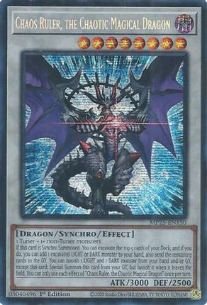 Chaos Ruler, the Chaotic Magical Dragon [MP25-EN150] Prismatic Secret Rare 1st Edition