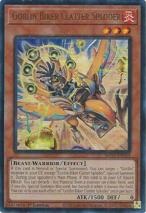 Goblin Biker Clatter Sploder [MP25-EN153] Ultra Rare 1st Edition