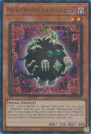 Mementotlan Ghattic [MP25-EN157] Ultra Rare 1st Edition