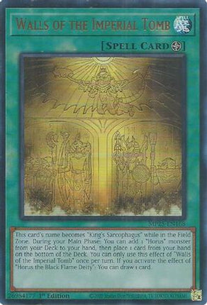 Walls of the Imperial Tomb [MP25-EN168] Ultra Rare 1st Edition