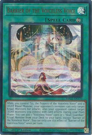 Barrier of the Voiceless Voice [MP25-EN170] Ultra Rare 1st Edition