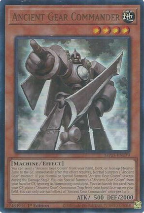 Ancient Gear Commander (Ultra Rare) [MP25-EN179] 1st Edition