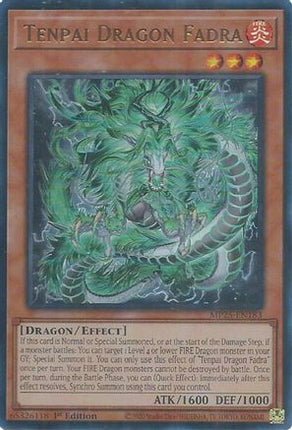 Tenpai Dragon Fadra [MP25-EN183] Ultra Rare 1st Edition