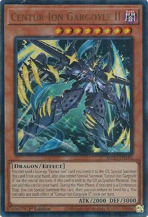 Centur-Ion Gargoyle II [MP25-EN185] Ultra Rare 1st Edition