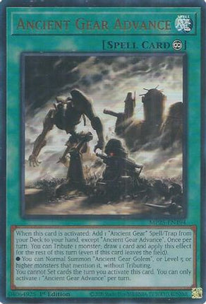 Ancient Gear Advance [MP25-EN194] Ultra Rare 1st Edition