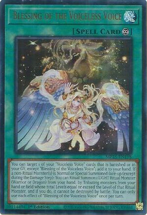 Blessing of the Voiceless Voice [MP25-EN198] Ultra Rare 1st Edition