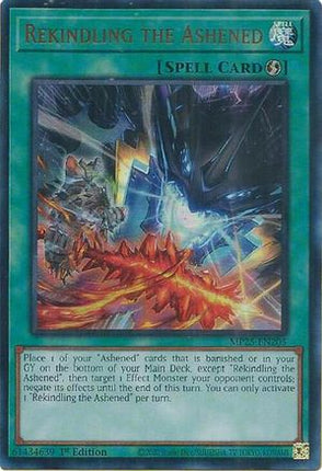 Rekindling the Ashened [MP25-EN205] Ultra Rare 1st Edition