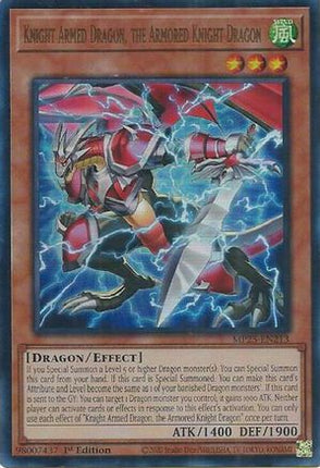Knight Armed Dragon, the Armored Knight Dragon [MP25-EN213] Ultra Rare 1st Edition